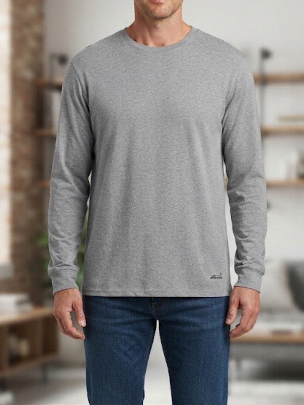 Crosby & Howard Men's Gray Long Sleeve Shirt Sz XL